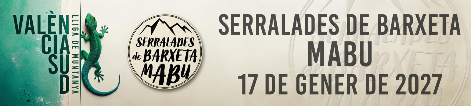 Serralades de Barxeta -  Mabu 2027, LMVS. 26/27