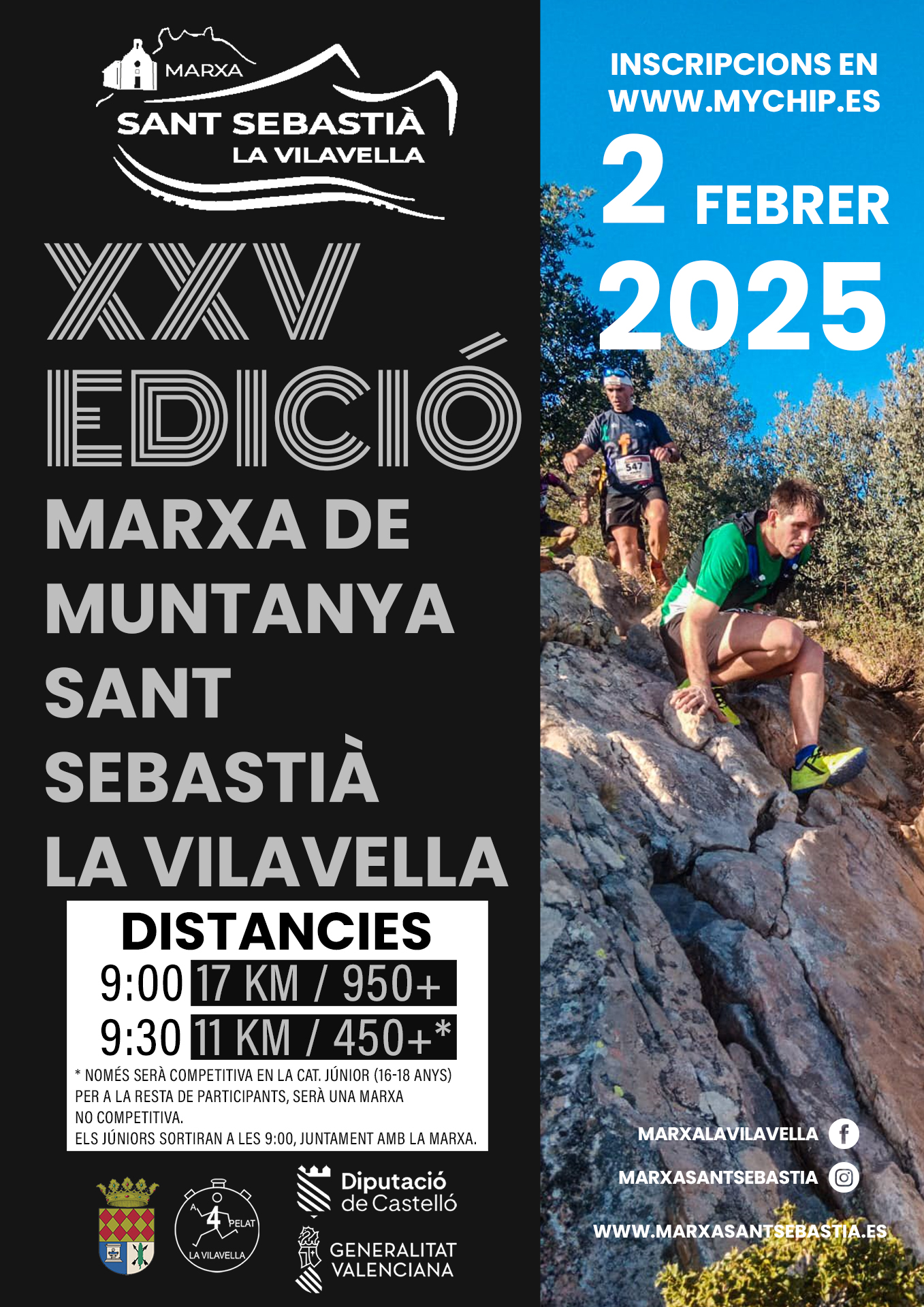 XXV MARXA DE MUNTANYA “SANT SEBASTIÀ” DE LA VILAVELLA