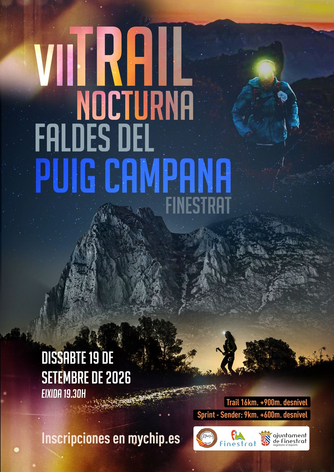 Faldes del Puig Campana, Trail & Sender Nocturn, 2026