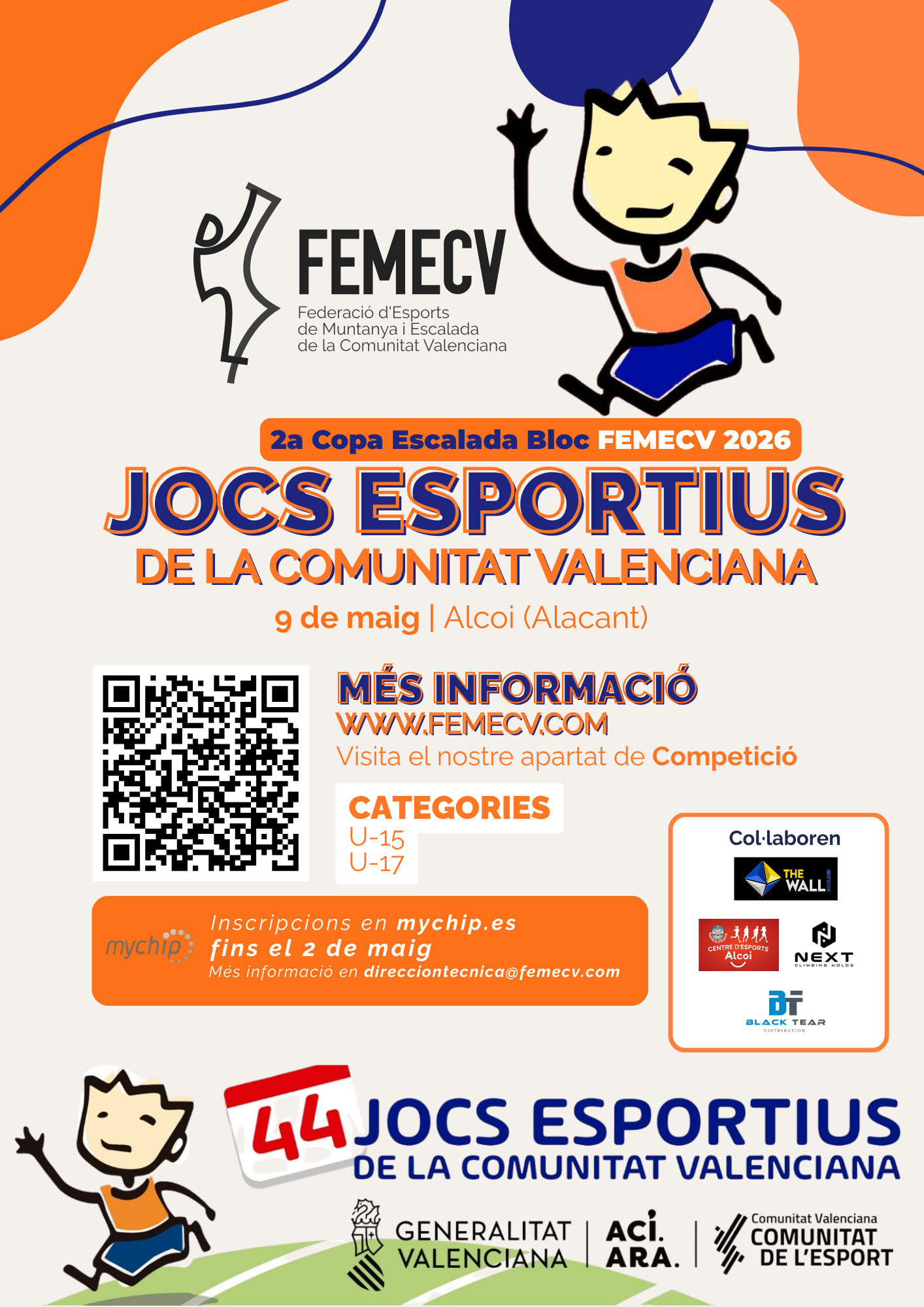 2ª Copa de Escalada Jocs Esportius FEMECV 2026