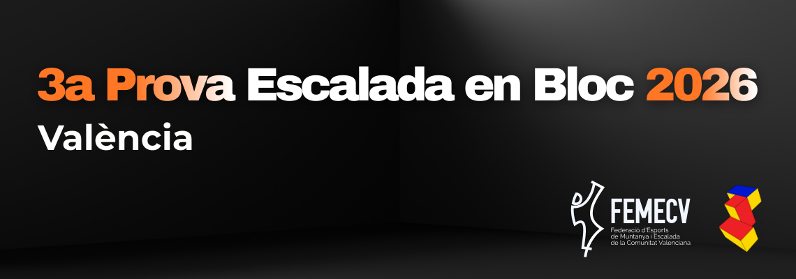3ª Prueba de Copa de Escalada en Bloque, Valencia, FEMECV 2026, 