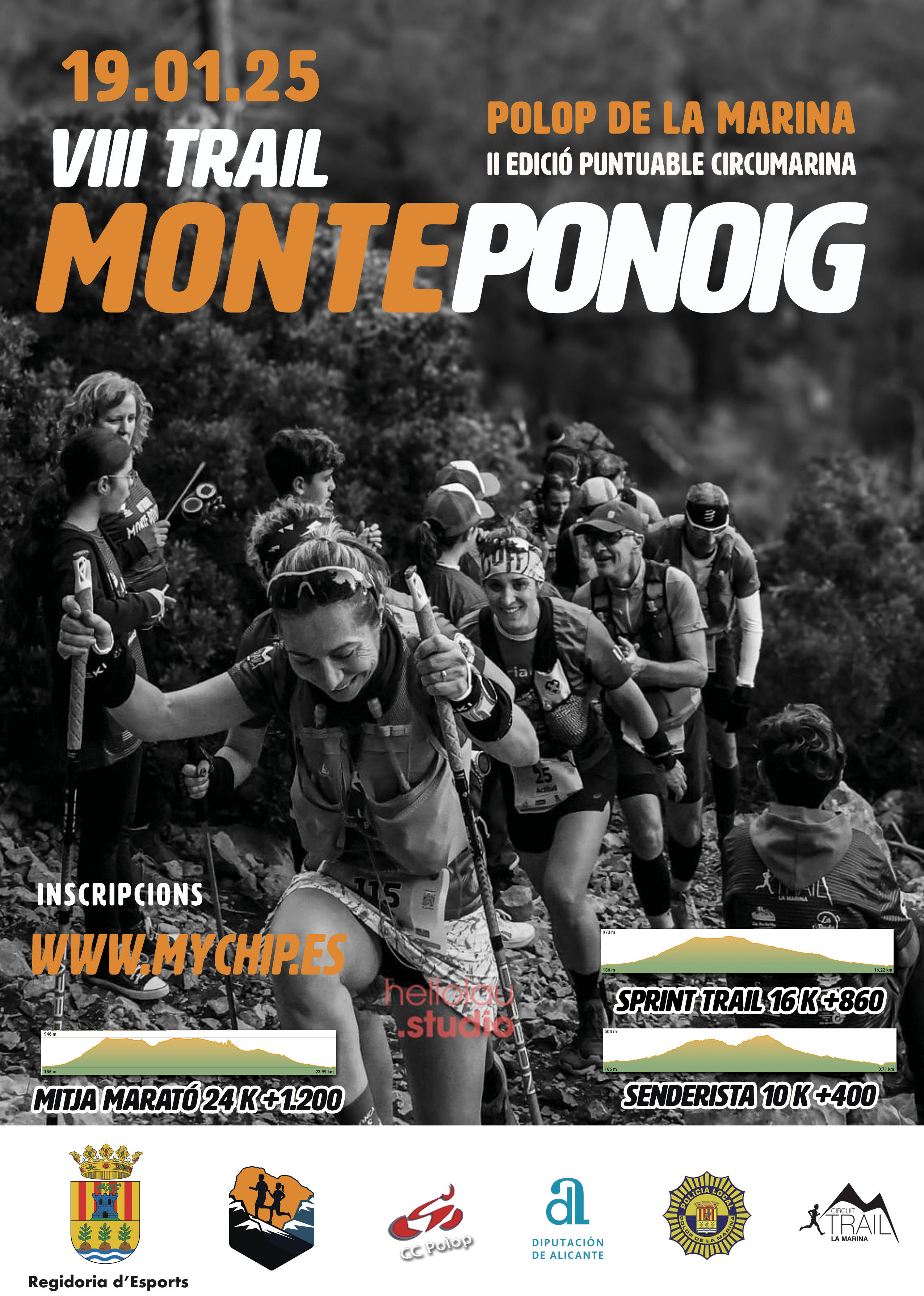 VIII Trail Monte Ponoig, 7E. CIRCUIT TRAIL MARINA 24/25