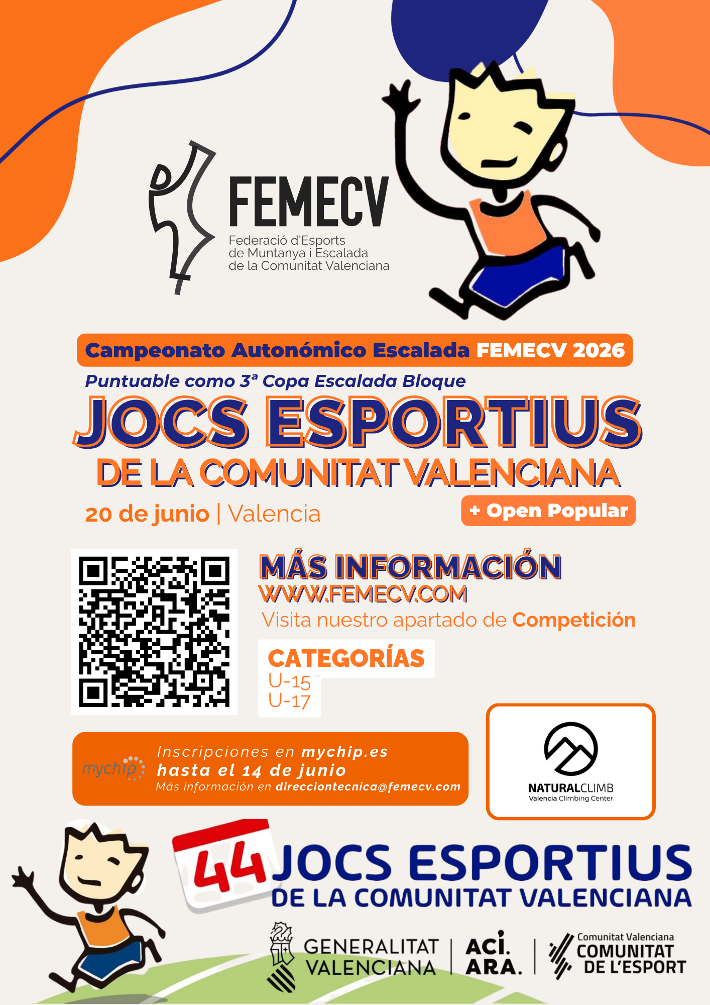 CAMPEONATO AUTONÓMICO DE BLOQUE 2026 · U15 y U17
