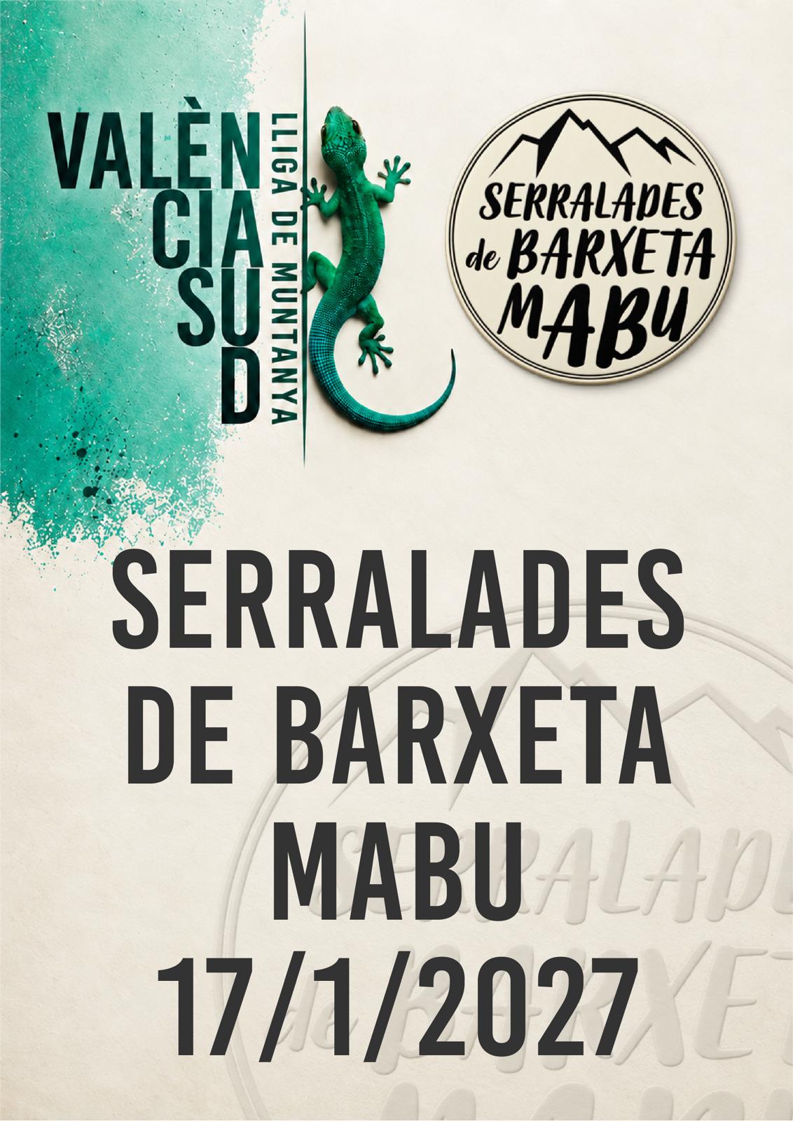 Serralades de Barxeta -  Mabu 2027, LMVS. 26/27