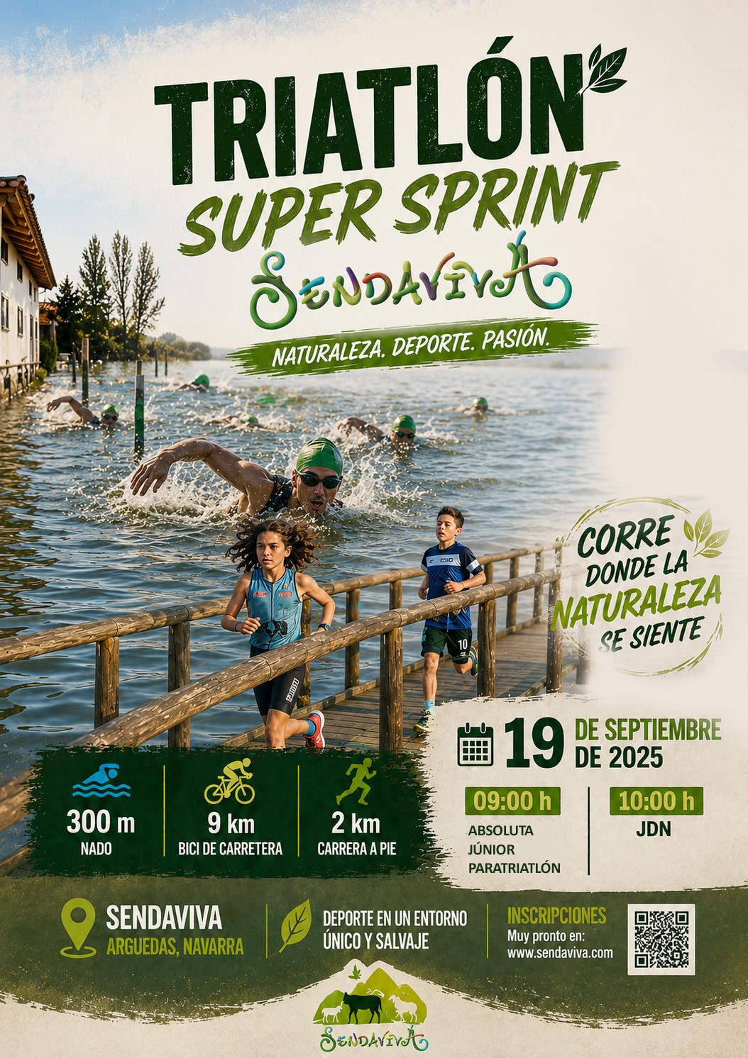 Triatlón Supersprint Sendaviva