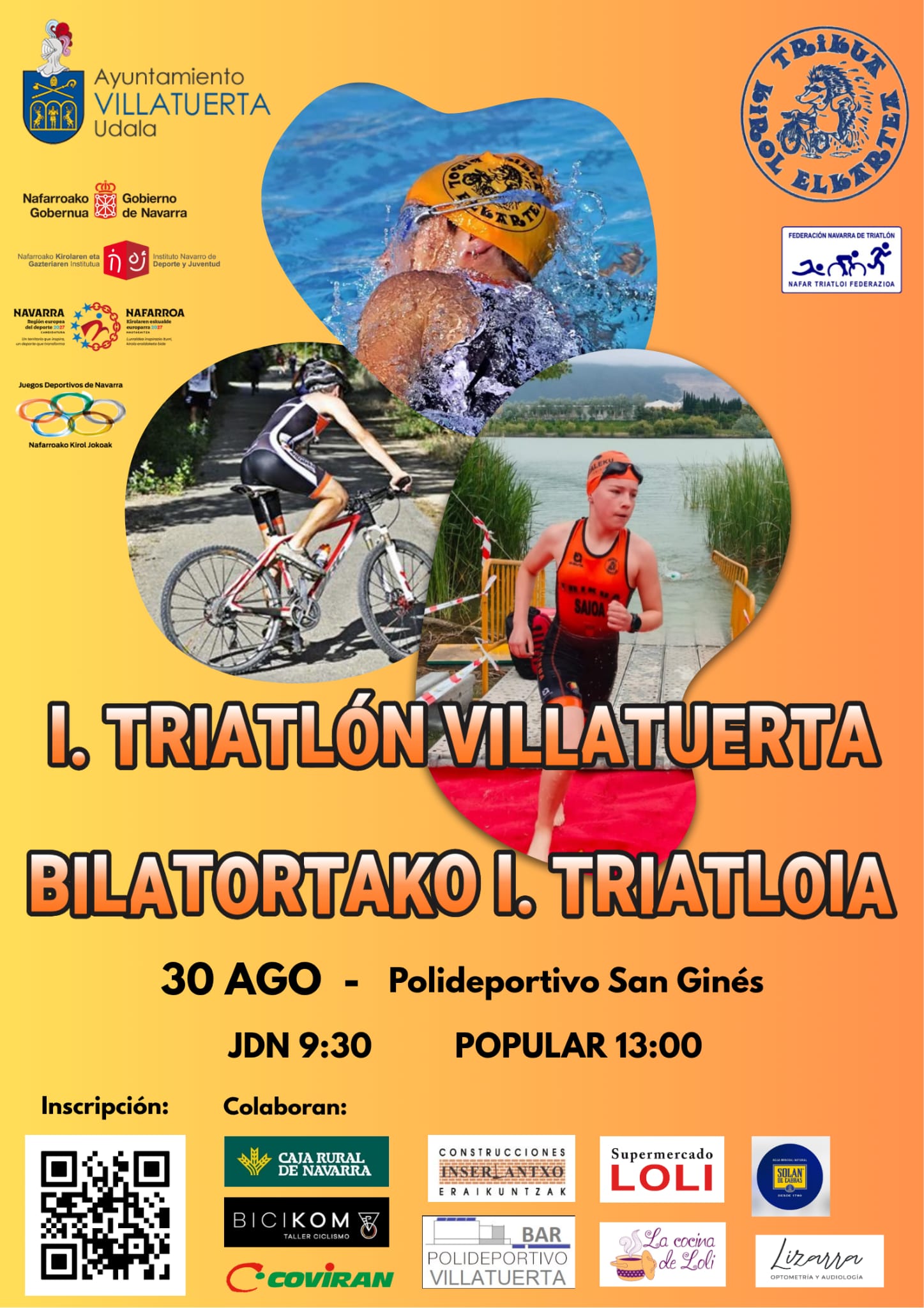 Triatlón Popular de Villatuerta