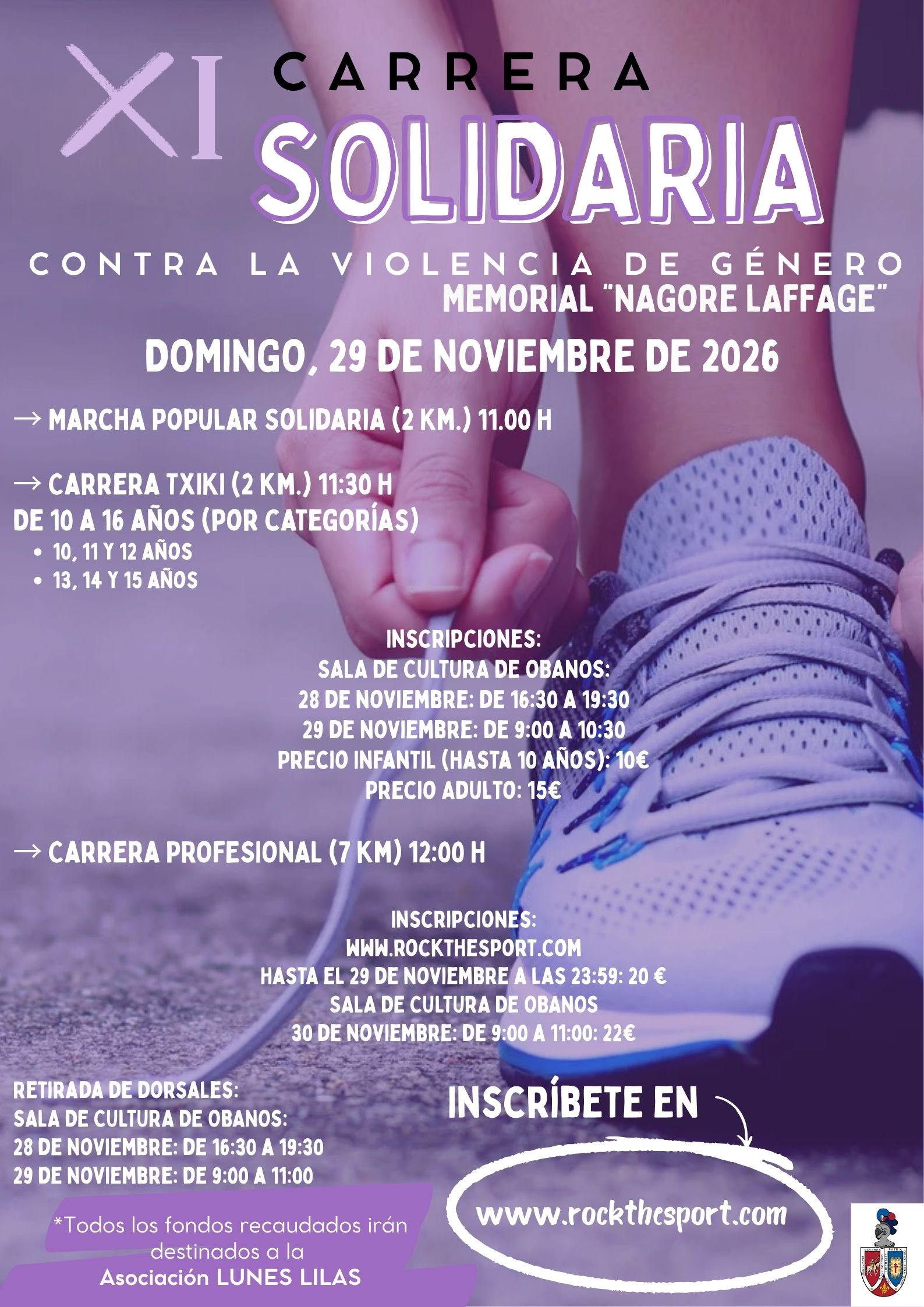 Carrera Solidaria contra la Violencia de Género Memorial Nagore Laffage