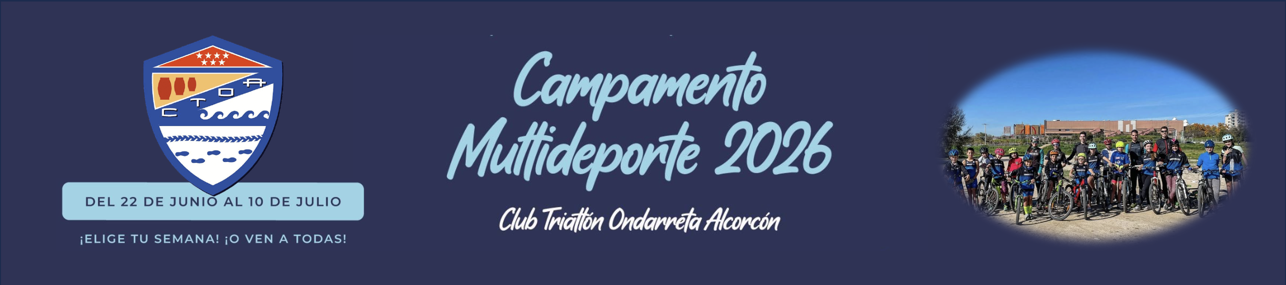 Campamento Multideporte Alcorcón 2026 - CTOA