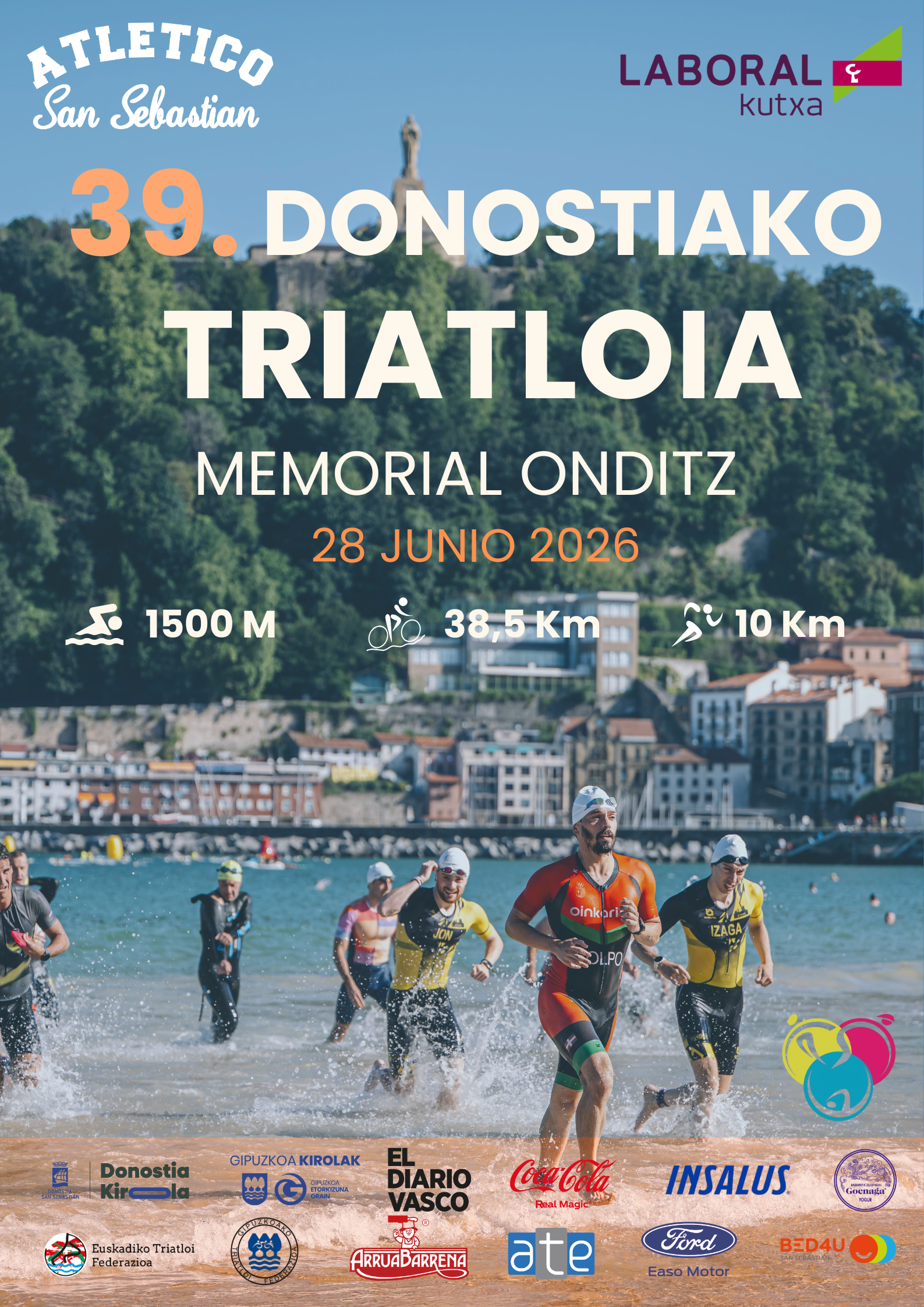 TRIATLÓN DE DONOSTIA, MEMORIAL ONDITZ 2026