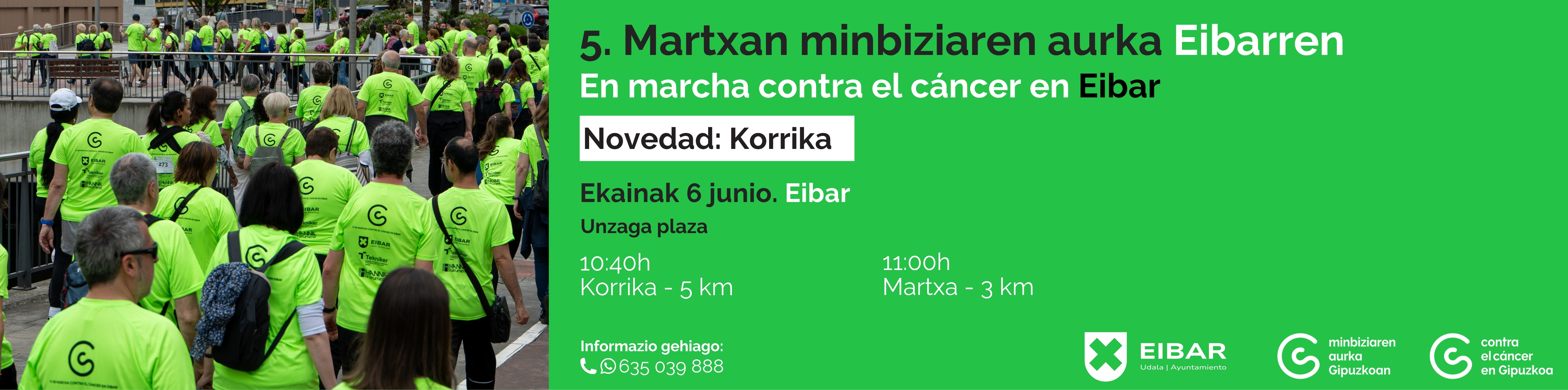 5. EN MARCHA CONTRA EL CÁNCER EN EIBAR