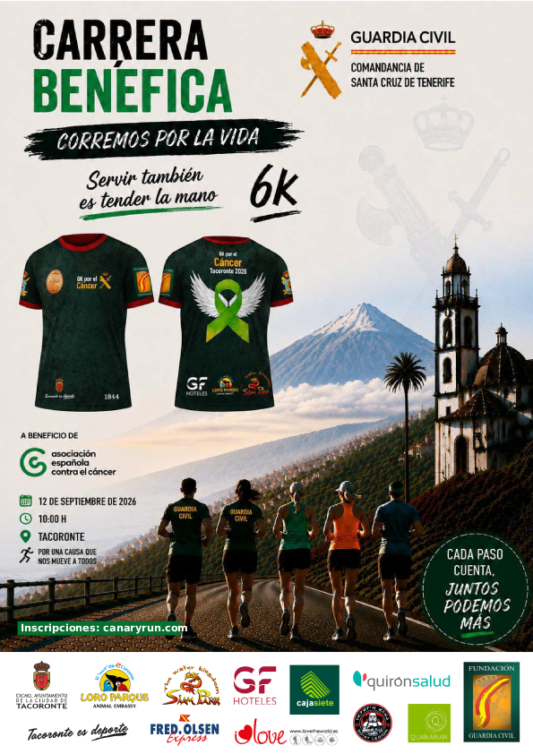 Carrera Benéfica por el Cáncer - Guardia Civil