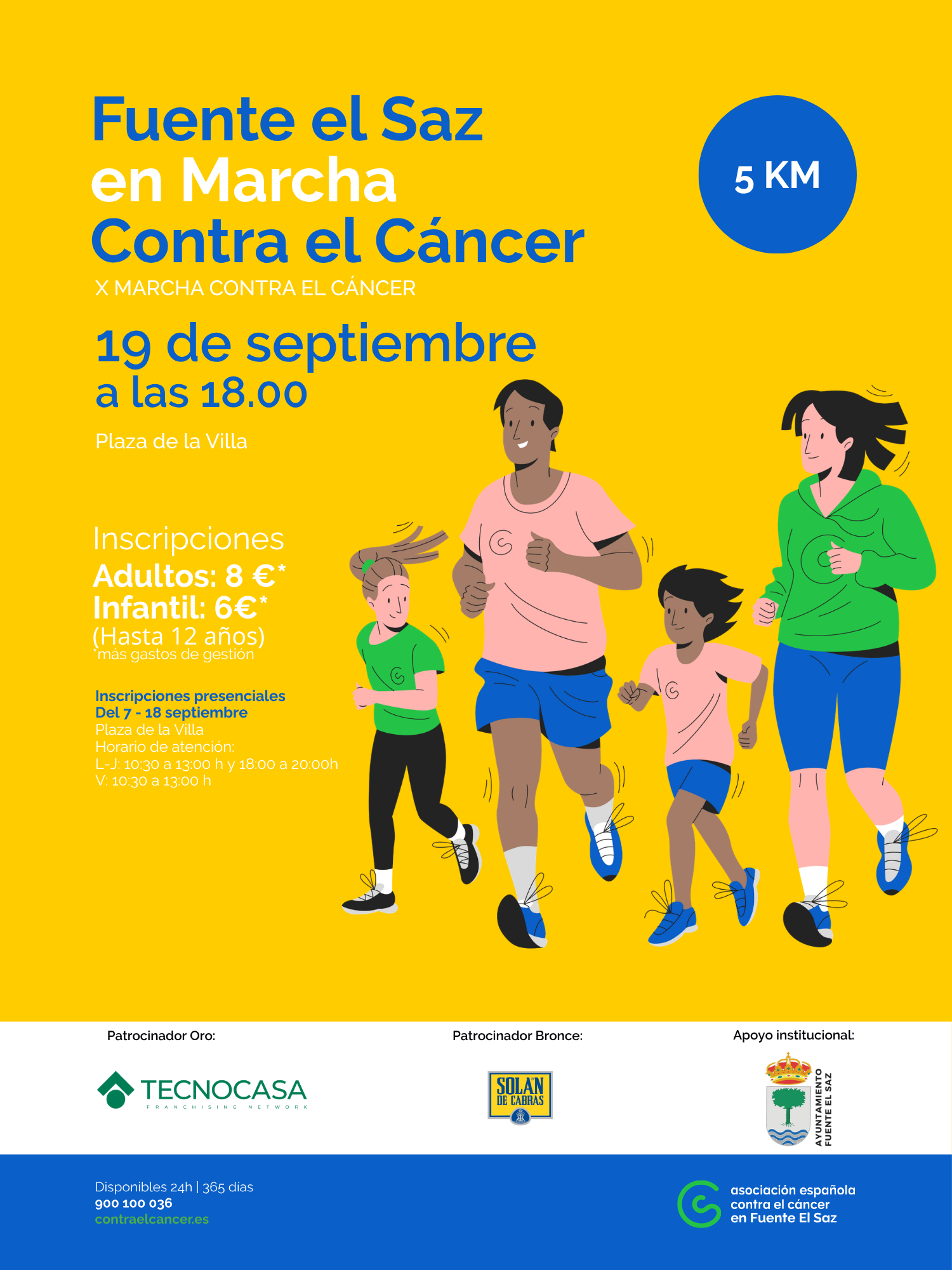 Marcha Fuente el Saz Contra el Cáncer