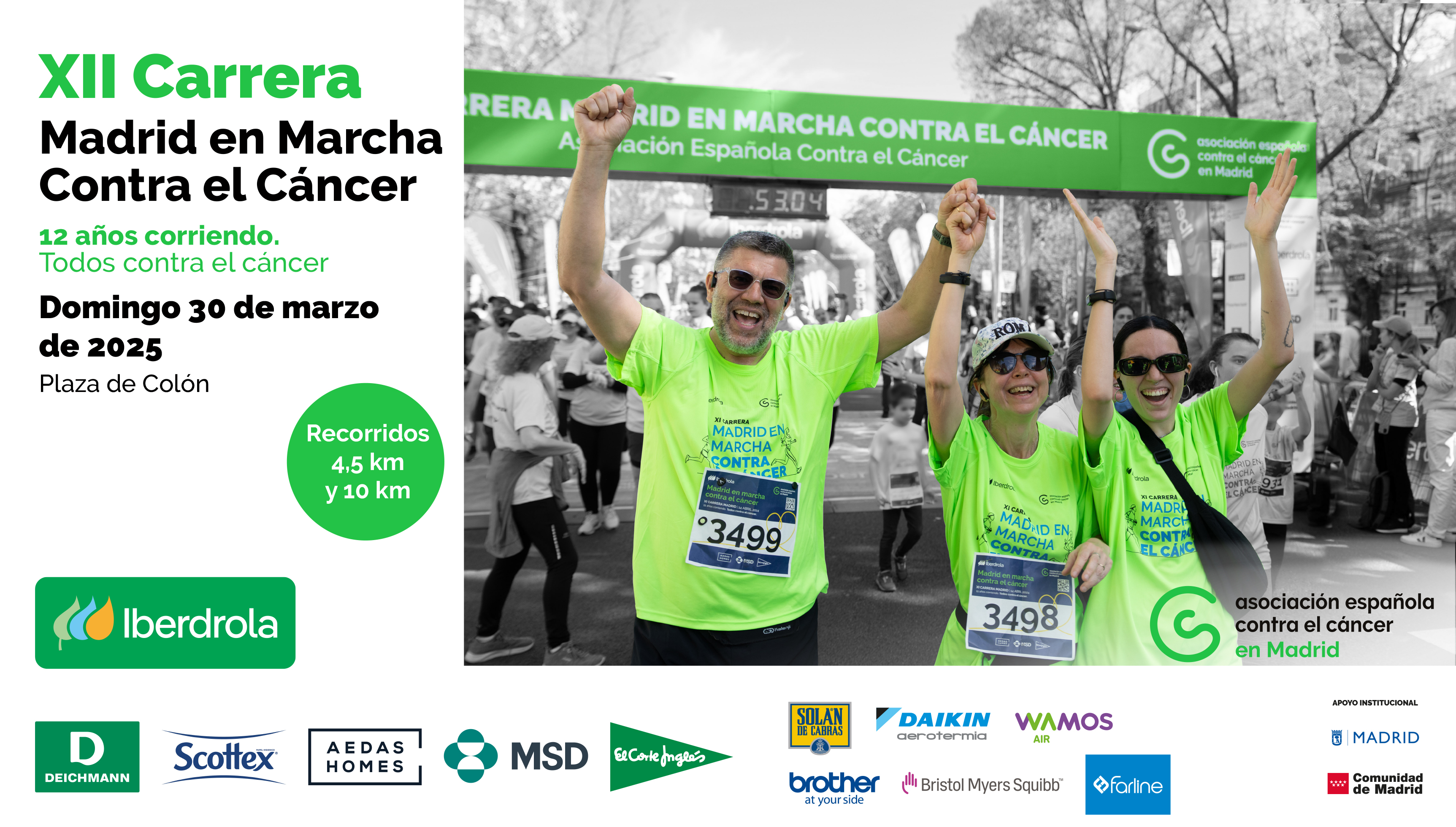 XII CARRERA MADRID EN MARCHA CONTRA EL CÁNCER 