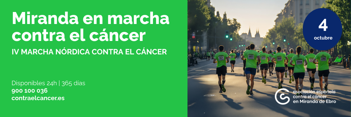 IV Marcha Nórdica Miranda de Ebro Contra el Cáncer