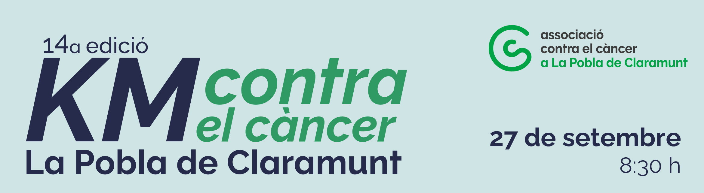 XIV CAMINADA KM CONTRA EL CANCER LA POBLA DE CLARAMUNT