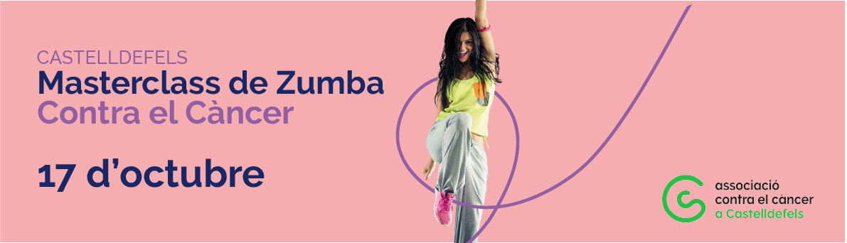 MASTERCLASS DE ZUMBA CONTRA EL CÀNCER A CASTELLDEFELS. 