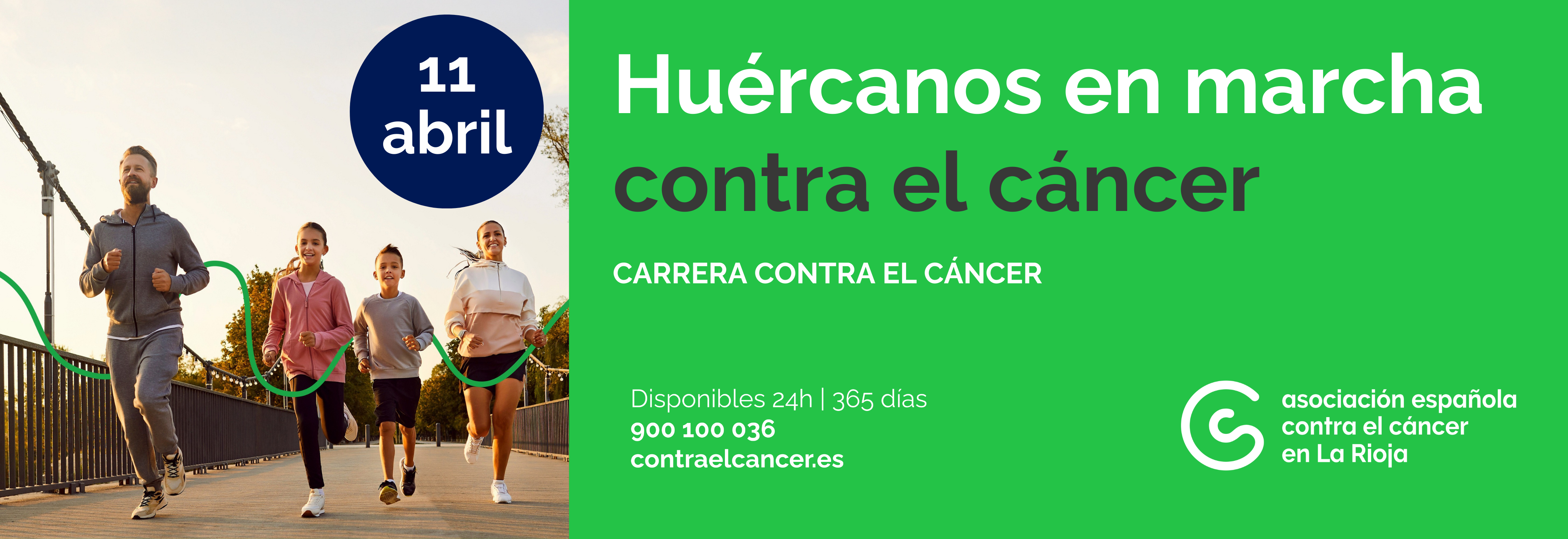 HUÉRCANOS EN MARCHA CONTRA EL CÁNCER 2026