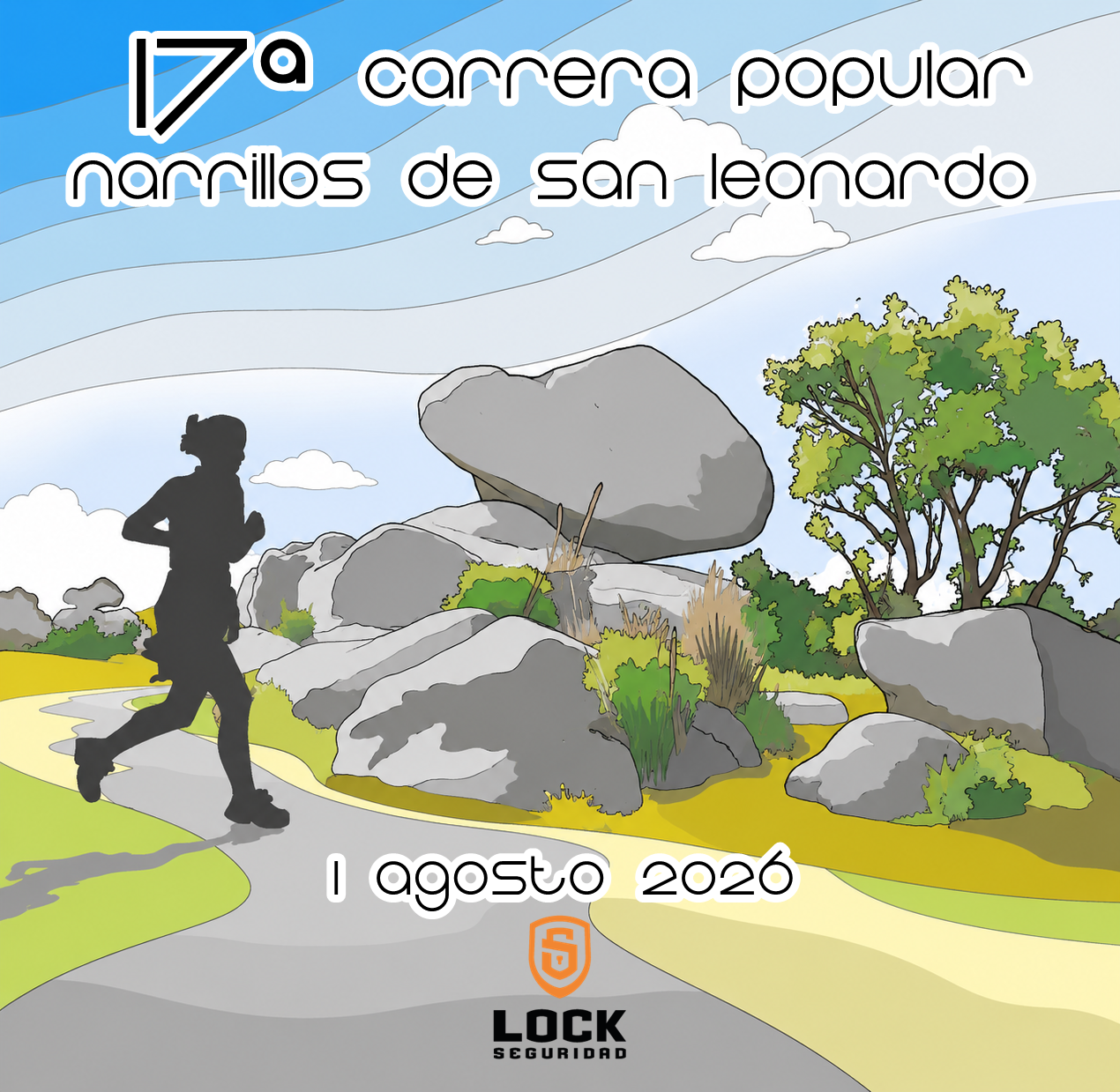 Cartel de 17ª Carrera Popular Narrillos de San Leonardo 2026