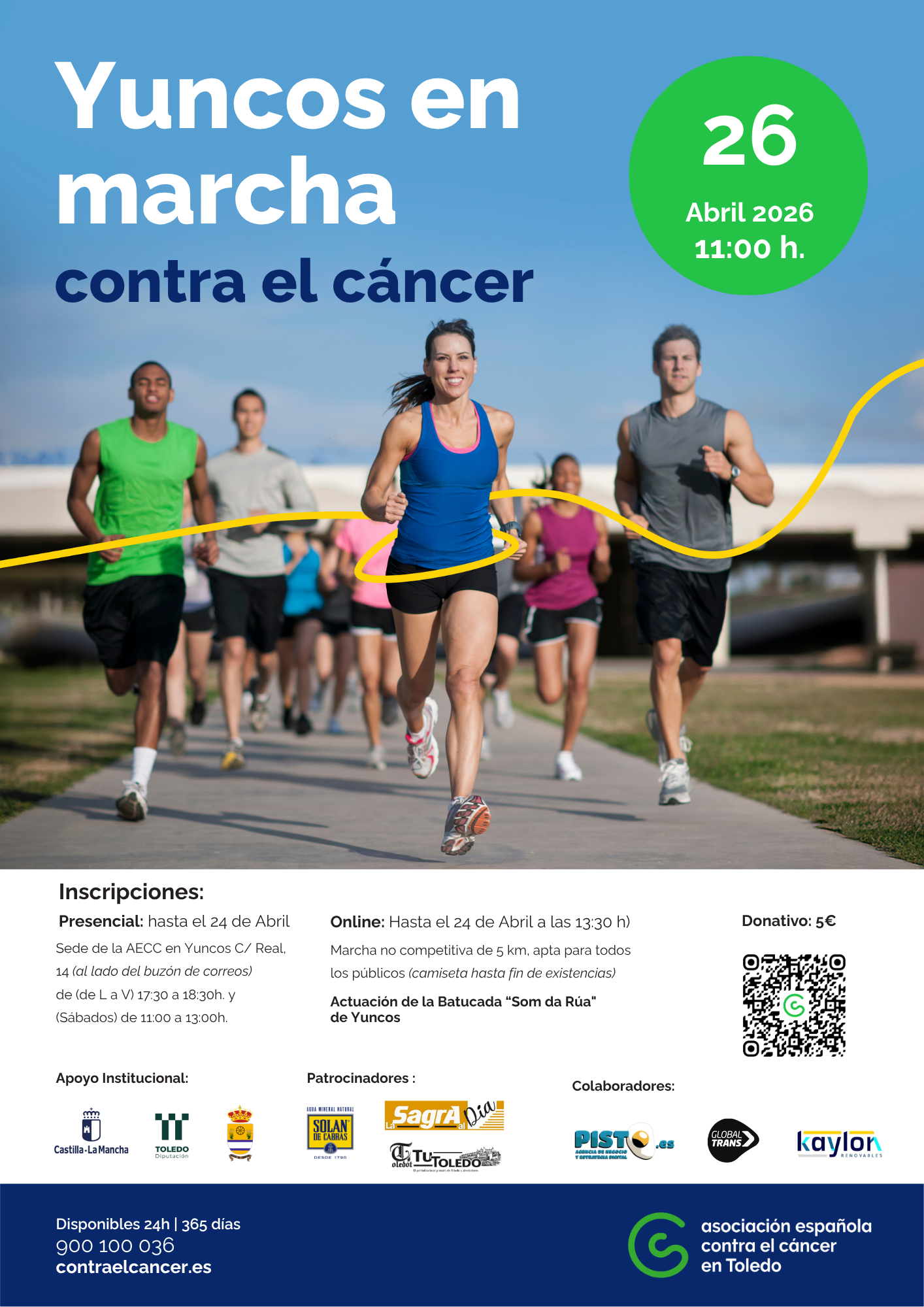 I Marcha Contra el Cáncer Yuncos 2026