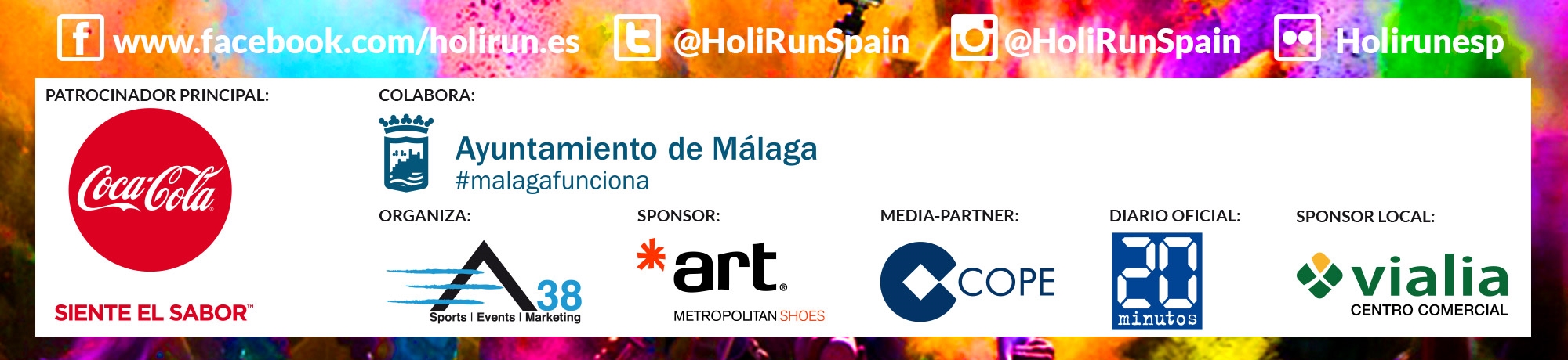 Holi Run MÁLAGA Valentine Edition 14/02/2016