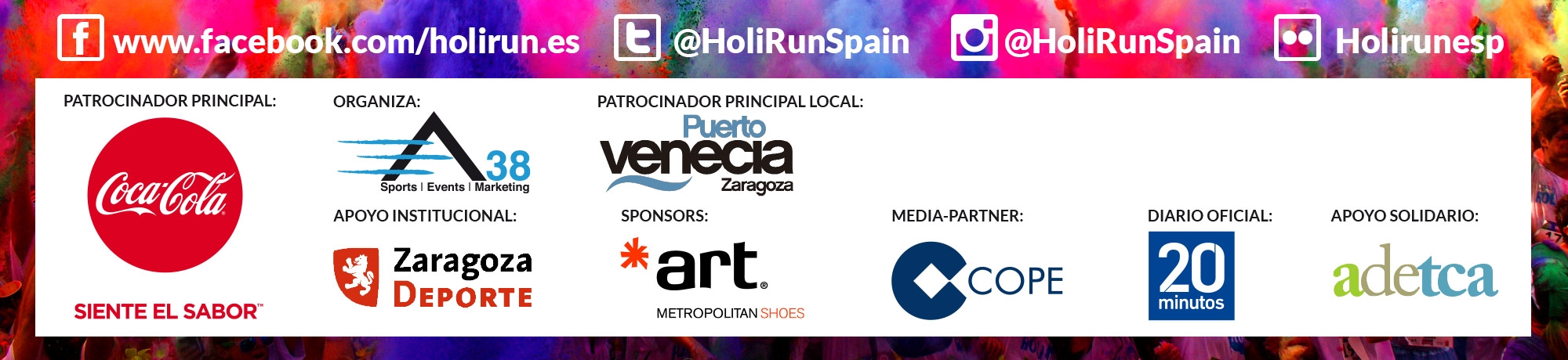 Holi Run Zaragoza 2nd EDITION 11/09/2016