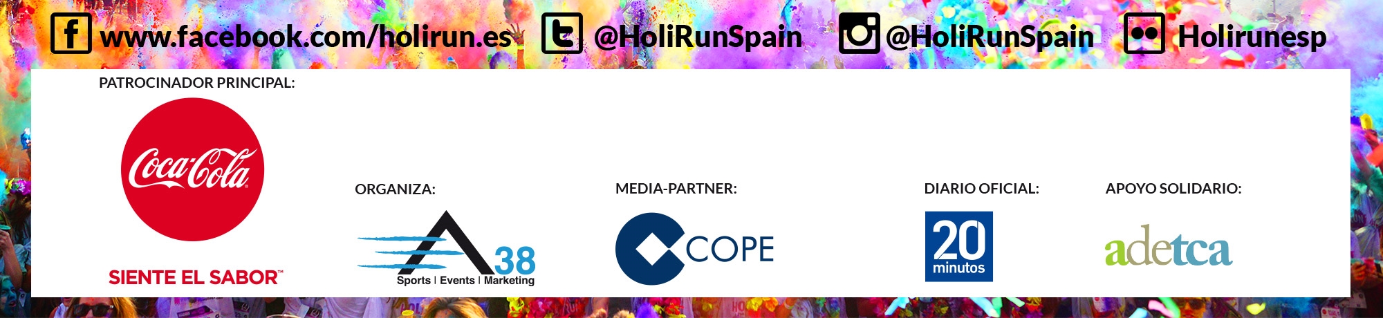 Holi Run Madrid 7th EDITION 09/04/2017
